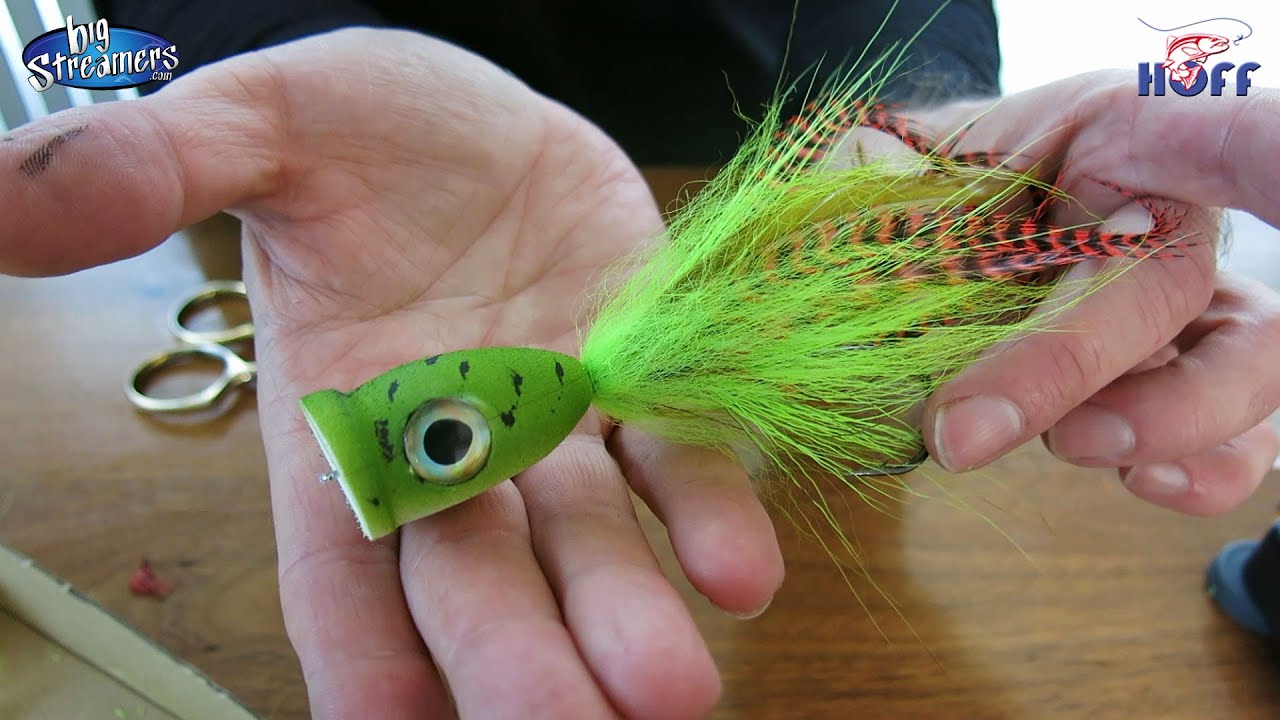 How to tie a (pike) popper for fly fishing