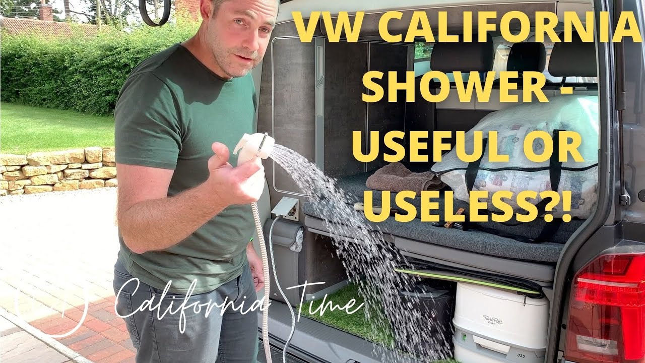 California Time Mini VW California Shower Useful or Useless?! YouTube