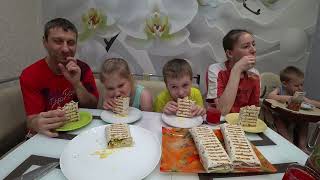 МУКБАНГ ОГРОМНАЯ ДОМАШНЯЯ ШАУРМА 🌯 ДЛЯ СЕМЬИ | MUKBANG SHAWARMA #мукбанг #mukbang