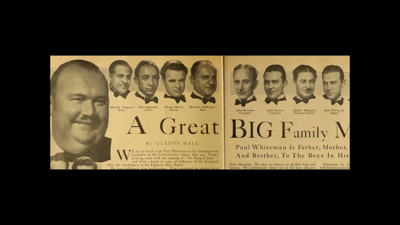 "Happy Feet" restored sound The King of Jazz (1930) Bing Crosby & Gutchrlein Paul Whiteman Orchestra