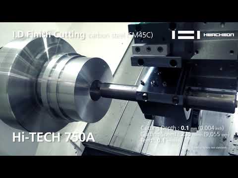 Hi-TECH 750 | CNC Lathe | Turning Center | Machine Working