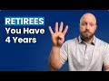 New Tax Law: Retirees Can’t Waste the Next 4 Years