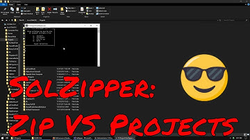 SolZipper - Easily Zip Visual Studio Projects without bloat