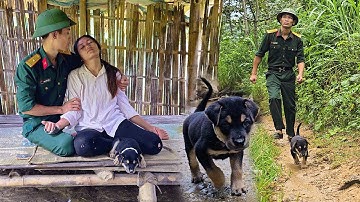 Dog Kiki helps Policeman find single mother in abandoned house - Ly