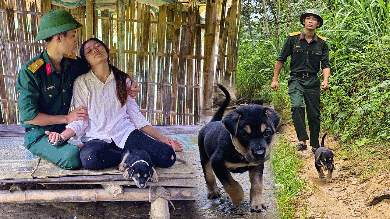 Dog Kiki helps Policeman find single mother in abandoned house - Ly's is having health problems