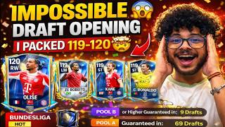 I PACKED 119-120 🤯 STILL CAN'T BELIEVE 😱 CR7 🔥 HEAVY DRAFT OPENING 👀 FC MOBILE
