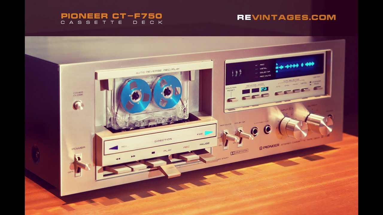 Cassette Deck Pioneer CT F750 Demo - YouTube