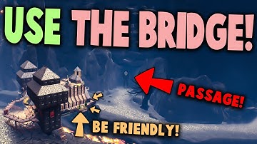 Design an Awesome Base Using the Bridge in Volcano Terrain | CONAN EXILES