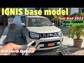 Maruti Suzuki IGNIS base model 2023 l Year end offers Discount Upto 60k l features and more l