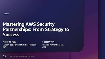 AWS re:Inforce 2025 - Mastering AWS security partnerships: From strategy to success (SEC121)