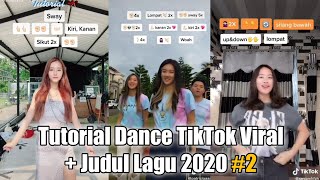 Tutorial dance tiktok 2020   judul lagu part 22