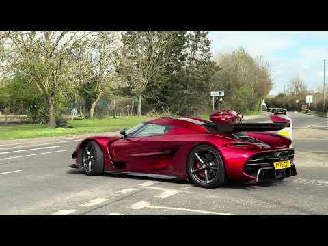 Supercars & Hypercars Leaving A Show