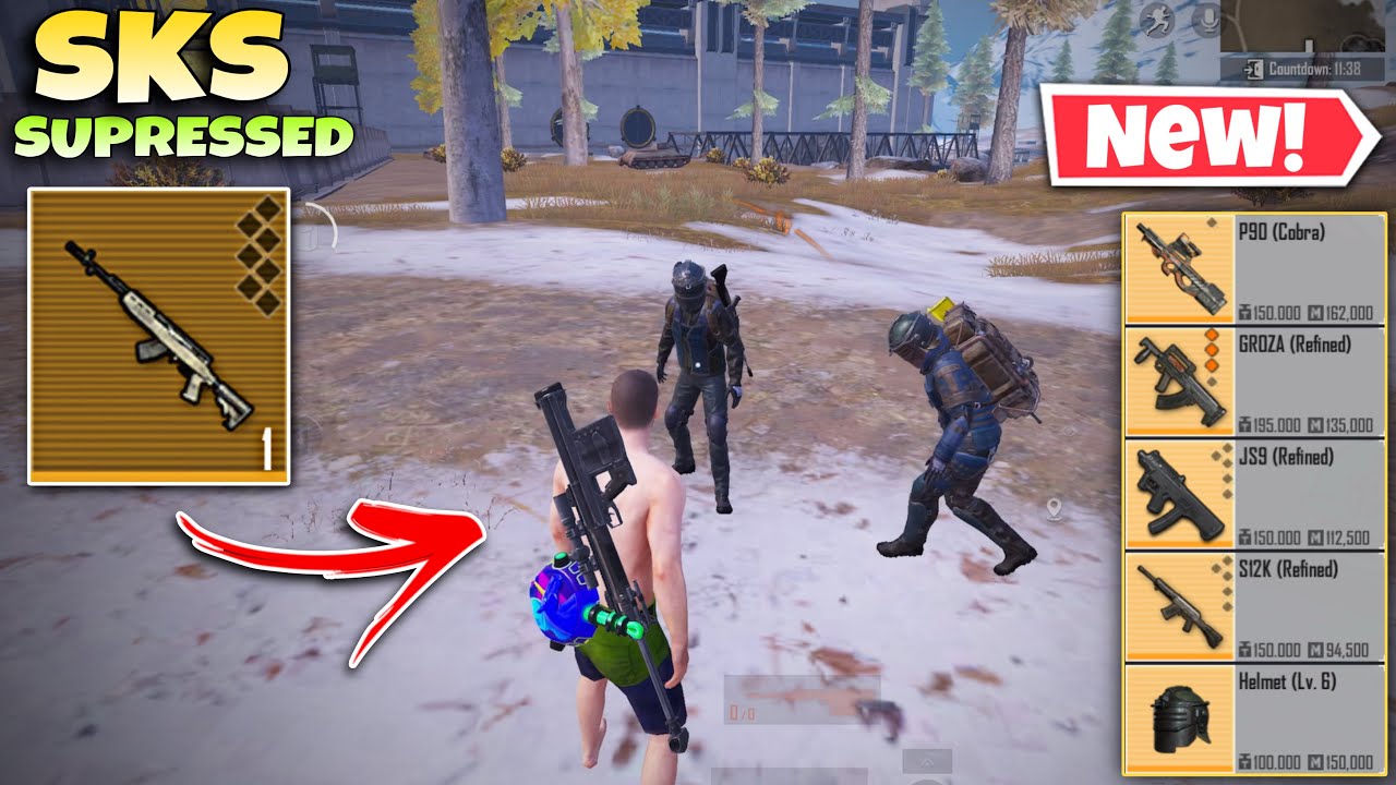 Play with SkS only🔥| solo v Squad | PUBG METRO ROYALE✅