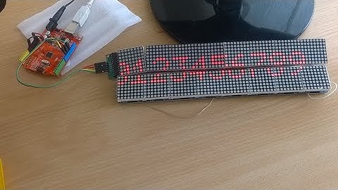 led panel, 2x8 matrix module MAX7219