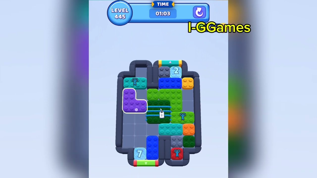 Color Block Jam Level 445 - YouTube