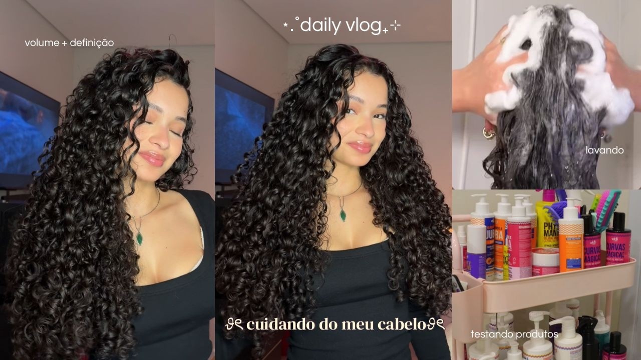 VLOG cuidando do meu cabelo | volume e definição, testando produtos da Widi Care⭐️