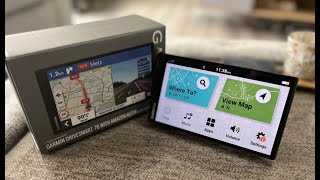 Garmin Drivesmart 76 unboxing and first look at the features