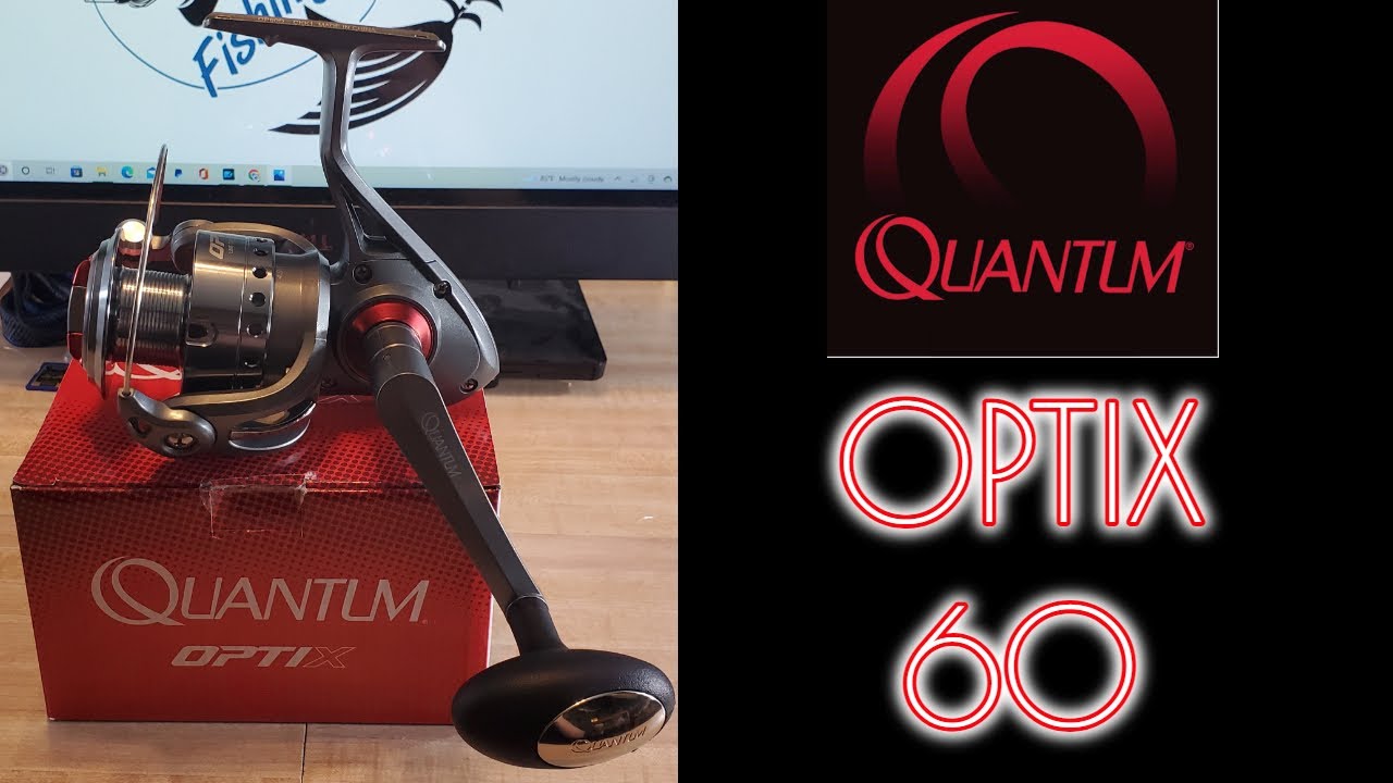 Quantum Optix Spinning Fishing Rod and Reel Combo, Anti-Reverse