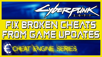 Cyberpunk 2077 Cheats - Fix Broken Cheats from Game Updates (Cheat Engine Tutorial / Trainer)