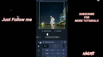 (DISPLACEMENT MAP) Tutorial#3 Alight Motion Tutorial
