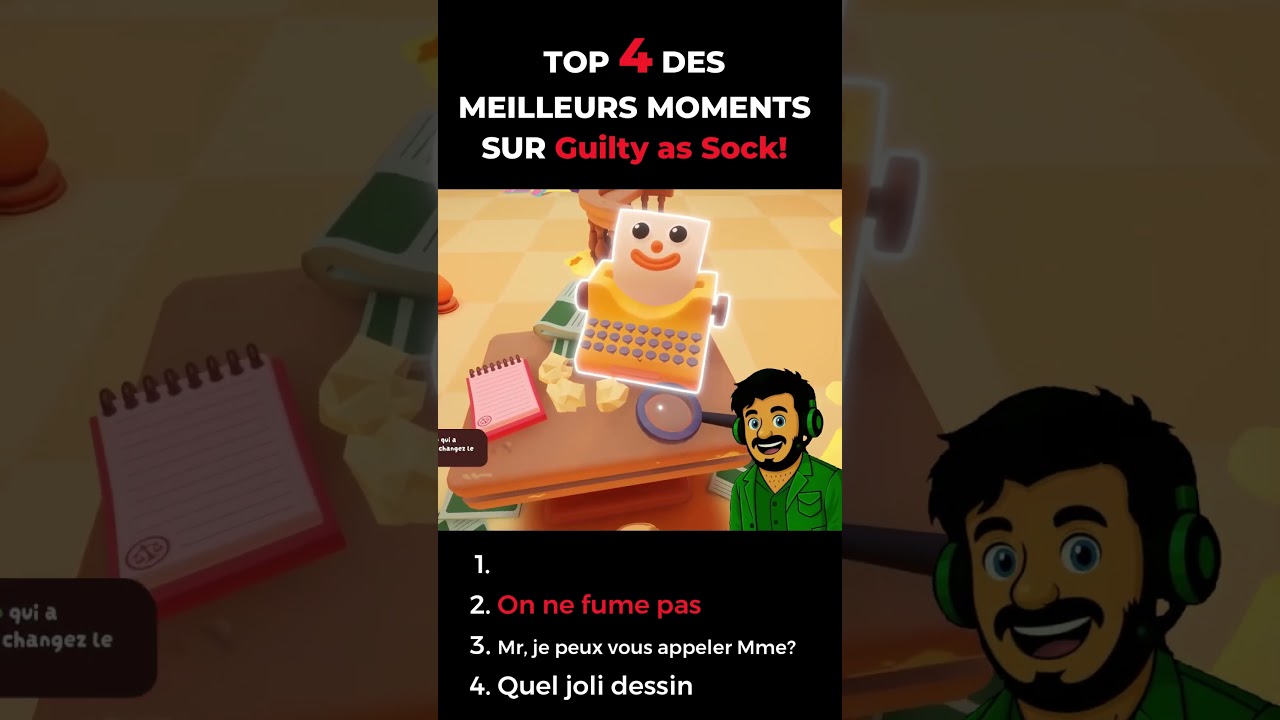 TOP 4 DES MEILLEURS MOMENTS SUR GUILTY AS SOCK! 