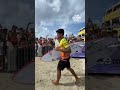 Gold Coast crowd just hits different! @GabrielMedina10 @originalbonsoy #GoldCoastPro