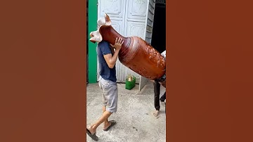 2 đôi lục bình cao 1m77 gỗ xà cừ giá 21tr 27tr tại xưởng đồ gỗ Đức Hiền 12 09 2019