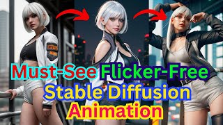 Stable Diffusion Animation Use AnimateDiff To Create Filcker-Free Video (Tutorial Guide)