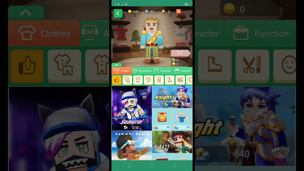 Blockman go. New skin YouTube