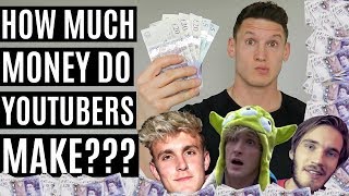 Celebrity How Much Money do YouTubers Make? | Logan Paul, Jake Paul & PewDiePie Net Worth