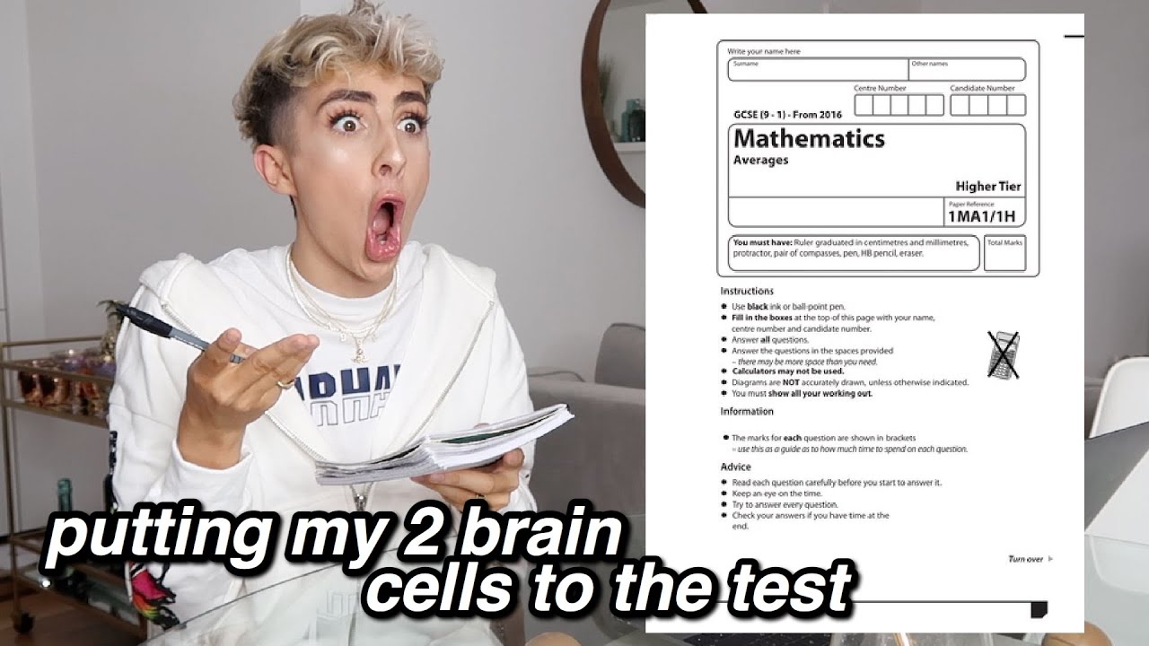 I Re-Take My Maths GCSE (einstein is shook)