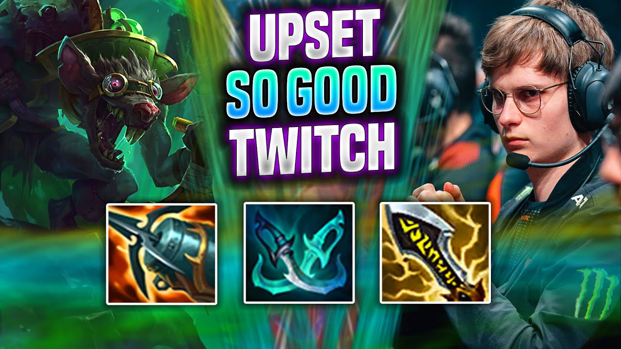 UPSET IS SO GOOD WITH TWITCH! - FNC Upset Plays Twitch ADC vs Zeri ...