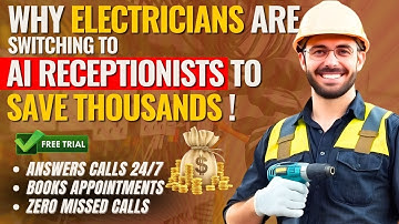 Why Electricians Are Switching To AI Receptionists To Save Thousands | Automate Scheduling #AI Agent