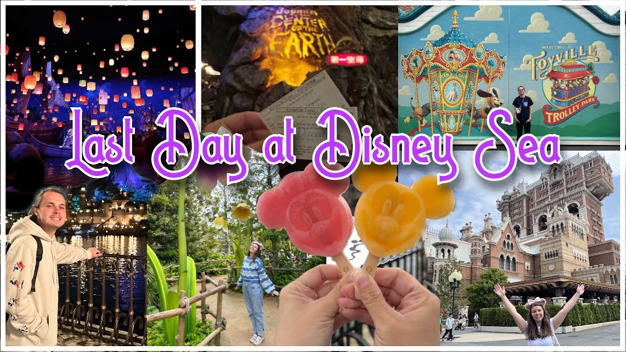 Последний день в Tokyo Disney Sea! Аттракционы Tinkerbelles Busy Buggies, Tower of Terror и новые...