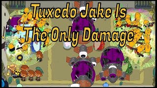Can Tuxedo Jake As The Only Damage Beat A Bad Bloon? (Battd Bloons Adventure Time TD)