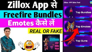 Zillox Ff Skin Tool | Zillox App Real Or Fake | Zillox App Se Freefire me Skin kaise le | Zillox App screenshot 4