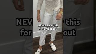 3 worst outfit ideas for a night out at the club or bar #outfitideas #mensstyle #club