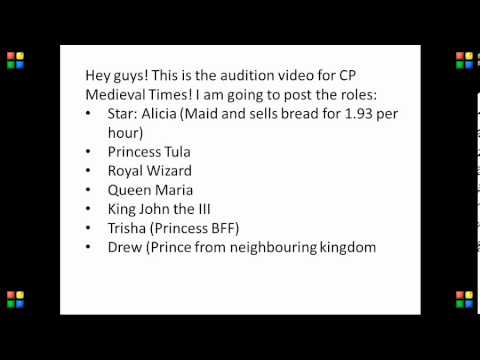 CP Medieval Times Audition Video!