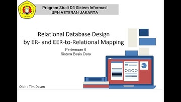 Recording Pertemuan 6 -  Sistem Basis Data - Pemetaan EER