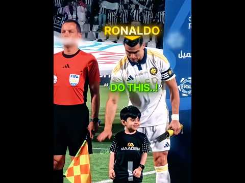 Ronaldo Respect Young Kids ❤️
