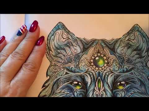 adult-coloring---magic-beauty-ice-wolf-pt-2