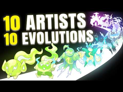Thumbnail for 10 Artists Evolve my Pokemon 10 Times (#2)