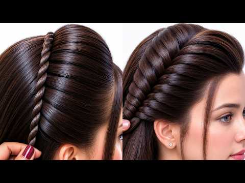 Simple Different Hairstyle For Girls | Beautiful Hair Design | Hairstyle For Festival Look