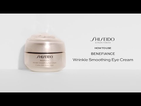 How To Use Benefiance Wrinkle Smoothing Eye Cream | Shiseido