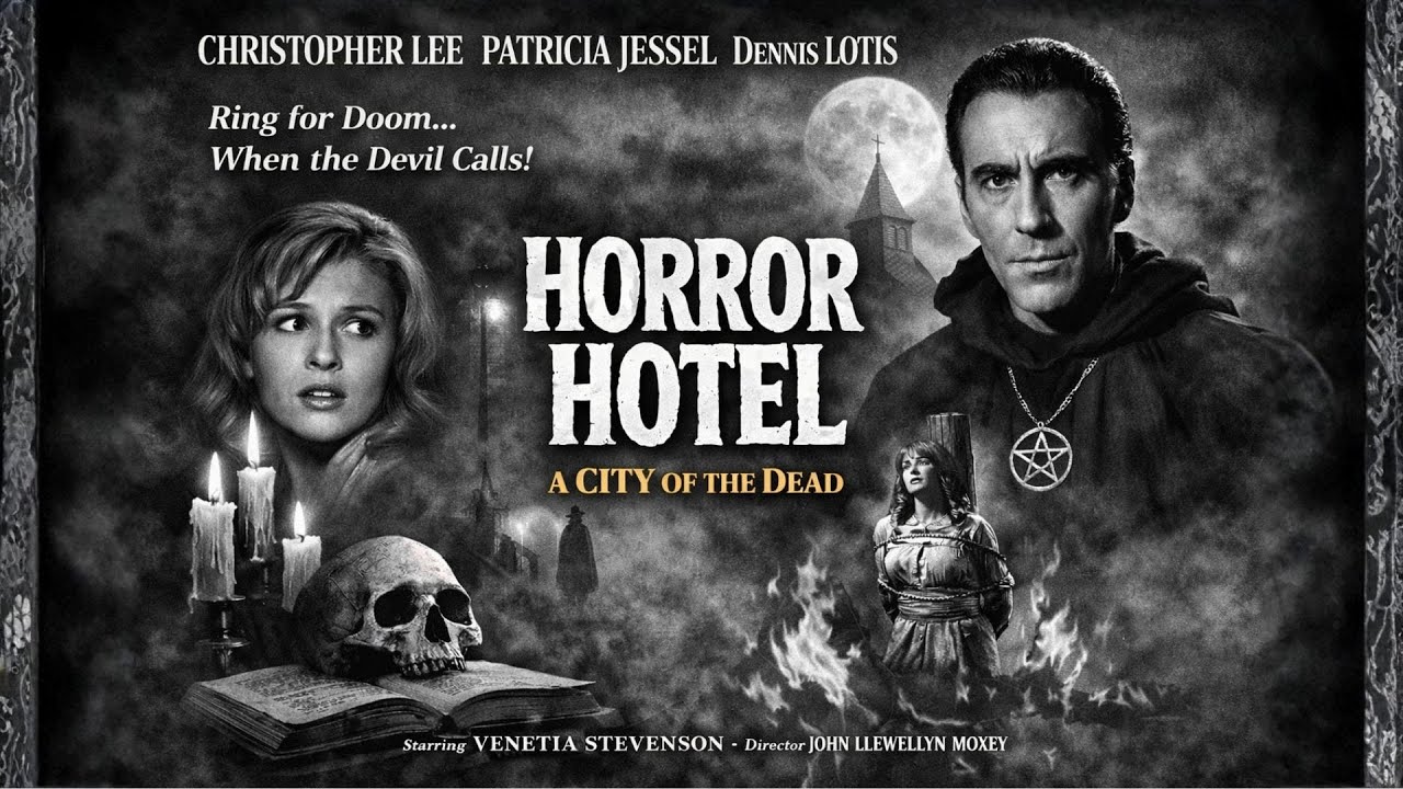 CLASSIC HORROR FILM | Shadowy Suspense Marathon | Horror Hotel