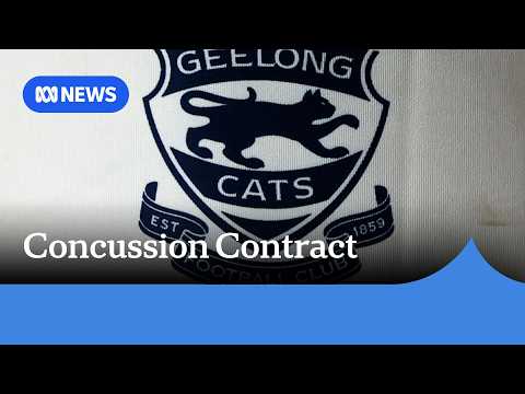 Controversy over a 'concussion contract' at Victorian AFL club Geelong | ABC NEWS