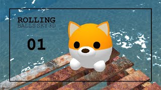 Rolling Balls Sky 3D | Gameplay ep.01 | Level 1-10 screenshot 3