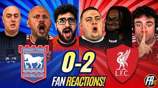 Liverpool Fans ECSTATIC 🤩 Reactions to Isak brace against Ipswich | Premier League Fan Reactions