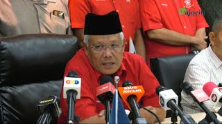 Sidang media Datuk Seri Hamzah Zainudin mengenai enam Ahli Parlimen \u0026 Adun di Ibu Pejabat PN