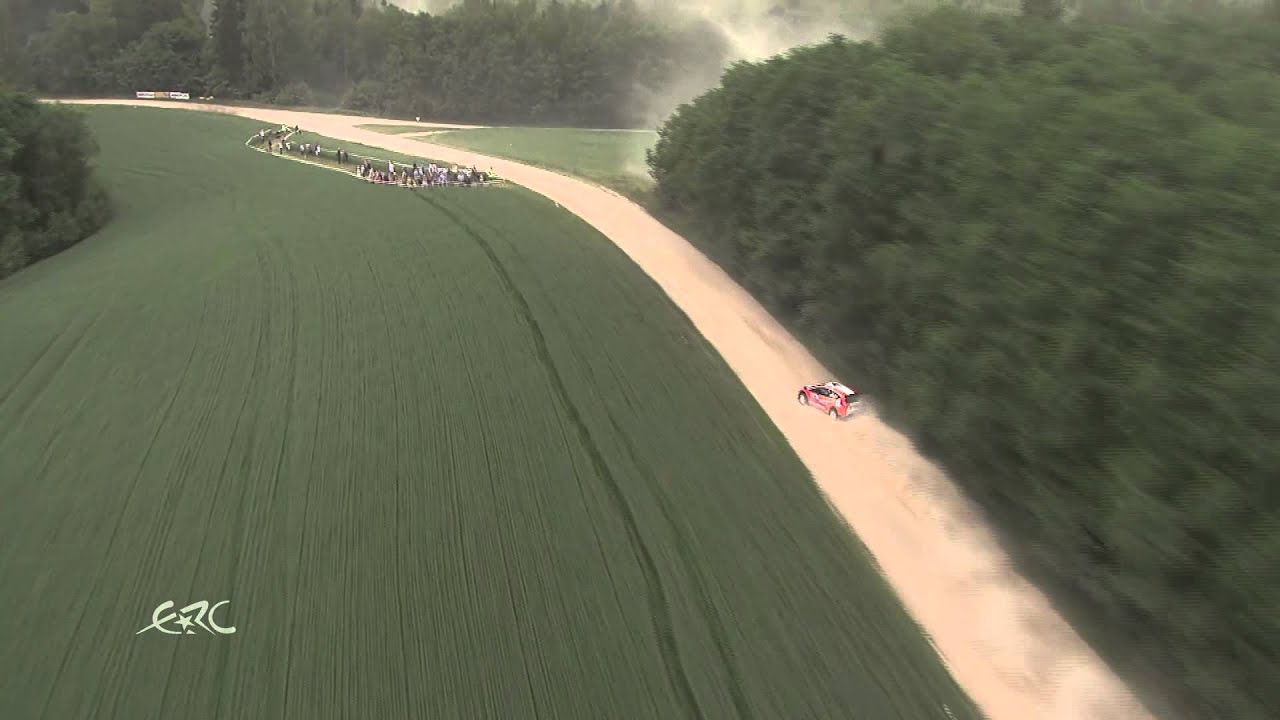 FIA ERC auto24 Rally Estonia 2014 -  Tanak on SS2